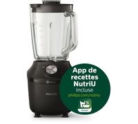 Philips 3000 Series Blender, Technologie ProBlend Crush 600 W, 2 l, Système ProBlend, Capacité effective de 1,25 l, 2 réglages de vitesse et fonction Pulse (HR2291/41)