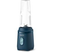 Philips - Blender Hr2672/02 Blender Mixeur Bleu Série 3000, X2 Gourdes Blend & Go 0.6l, 350w
