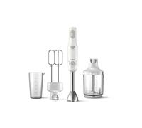 Philips HR2546/00 Mixeur plongeant 700 W fonction turbo, avec embout hâchoir blanc