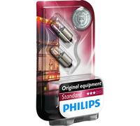 Philips Ampoule secondaire T4W 24V/4W BA9S – 2 pièces