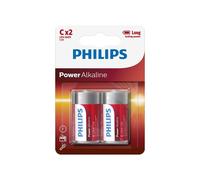 PHILIPS Blister 2 piles alcalines PHILIPS LR14