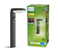 Philips Borne extérieure infrarouge Tyla, 9W, 4000K, Anthracite