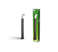 Philips Borne extérieure Splay LED 12 W Anthracite IP44 blanc chaud 2700 K source lumineuse intégrée