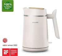 Philips Bouilloire Eco Conscious Edition, 1,7 l, matériaux recyclés, témoin lumineux, anticalcaire, blanc (HD9365/10)