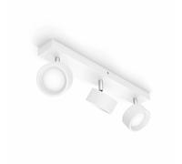 Philips - Bracia Spot pour plafond LED à 3 lampes, blanc