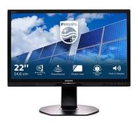 Philips Brilliance B-line 221B6QPYEB - Écran LED - 21.5" - 1920 x 1080 Full HD (1080p) @ 60 Hz - AH-IPS - 250 cd/m² - 1000:1 - 5 ms - DVI-D, VGA, DisplayPort - haut-parleurs - noir texturé Noir textur