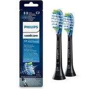 Philips Sonicare Lot de 2 têtes de brosses à dents électriques soniques C3 Premium Plaque Defence, Noir (Modèle HX9042/33)
