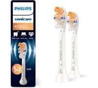 Philips Têtes de rechange pour brosse à dents Sonicare Premium All-in-One HX9092/87 Blanc 2 pièces