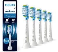 Philips Brossettes dentaires Sonicare HX9045/87 – Lot de 5 standard Blanc G