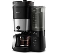 Philips Cafetière filtre tout-en-un avec moulin intégré, noir (HD7900/50)