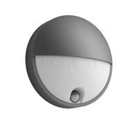 Applique murale LED extérieure avec détecteur de mouvements Philips Lighting Capricorn 164569316 LED intégrée anthracit
