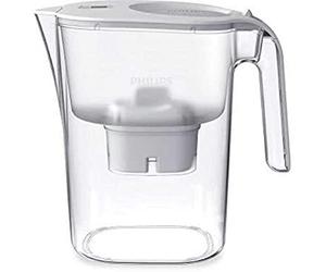 PHILIPS Carafe filtrante Micro X-Clean - AWP2936WHT/10-3.0L Blanche + 1 filtre - Filtre le Chlore, calcaire, métaux lourds et microplastiques