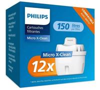 Philips Cartouches filtrantes Filtration avancée – microplastiques, chlore, calcaire – Pack 12