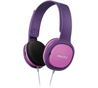Philips Casque Audio pour Enfants/Écouteur Filaire avec Limite de Volume (85dB), Coussinets Doux, Arceau Ergonomique SHK2000PK/00 - Rose-Lila