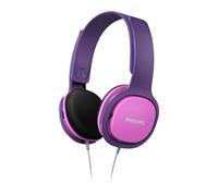 Philips Casque Audio pour Enfants/Écouteur Filaire avec Limite de Volume (85dB), Coussinets Doux, Arceau Ergonomique SHK2000PK/00 - Rose-Lila