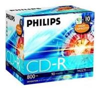 Philips - CD-R x 10 - 800 Mo - support de stockage G