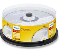 Philips CD-Rohlinge, 80Min, 700MB, Speed 52x, broche 25 (Disc)