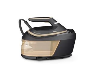 Philips centrale vapeur PerfectCare 6000, 8 bars, 1.8L, Noir | Vapeur 150g/min, Pressing 600g, 2400W, technologie OptimalTEMP, Semelle SteamGlide Advanced, compact & pratique (PSG6064/80)