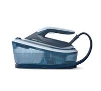 Philips Centrale vapeur PerfectCare Compact 4000, 6.5 bars, 450 g/min, Bleu | 0 brûlure garantie OptimalTEMP, Semelle SteamGlide Plus, réservoir 1,7 L, détartrage facile Smart Calc (PSG4020/20)