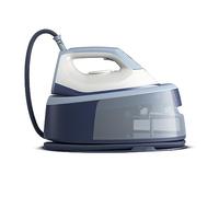Philips Centrale Vapeur séries 3000 - Puissance 2400 W, Effet Pressing 350g, Pression 6 bars, Semelle en Céramique, Léger et compact, Réservoir 1.4L, Azur (PSG3000/20)