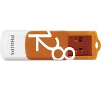 Philips Vivid Édition High Speed clé USB 2.0 128 Go avec Capuchon pivotant pour PC, Ordinateur Portable, Stockage de données informatiques, Vitesse de Lecture jusqu'à 25 Mo/s
