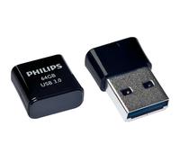 Philips Pico Édition Super Speed clé USB 3.0 64 Go Ultra Small pour PC, Ordinateur Portable, Smart TV, Audio pour Voitures et Autres, Vitesse de Lecture jusqu'à 180 Mo/s