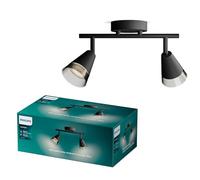 Philips Projecteur Cleft – GU10, 2 sources lumineuses – 8720169299993