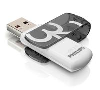 Philips Clés USB 3.0 Vivid 32 Go 2 pcs Blanc et gris