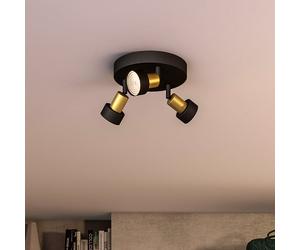 Philips Conduit Projecteur, GU10, 3 sources lumineuses, cache-piton rond, 8720169299955,