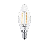Philips CorePro LED 34772400 Flamme Torsadée E14 2W 250lm 2700K Blanc Chaud IRC 80 15000h 220-240V
