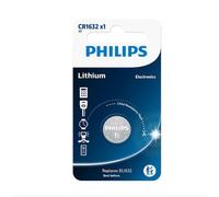 PHILIPS CR1632/00B - Pile bouton au lithium 3 V, haute capacité et sortie stable