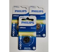 PHILIPS CR1632 Lot DE 3 Piles AU Lithium 3V