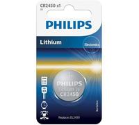 Philips Pile bouton CR2450/DL2450 Lithium 3V