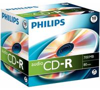 PHILIPS - Cr7a0nj10/00 - Cd-R Acoustique 80 Minutes Bijou Étui, 10 Paquet