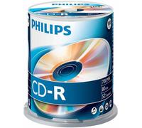 PHILIPS - Cr7d5nb00/00 - Cd-R 80 Minutes 700mb (52x) Broche, 100 Paquet