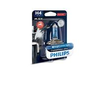 Philips CrystalVision Ultra Moto 12 H4 Halogène 60/55W 12V Ampoules Auto