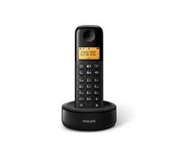 Téléphone fixe sans fil Philips D1601B Noir