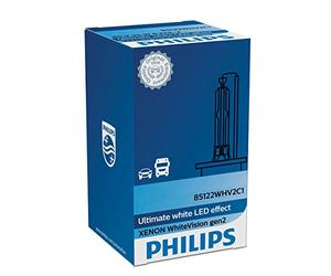Philips D2R, effet LED, gleichmã ¤ ãÿiges weiãÿes lumière, jusqu'à 120% plus de Visibilité 85126 whv2 C1