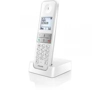 Philips D4701W/34 téléphone Téléphone DECT Identification de l'appelant Blanc