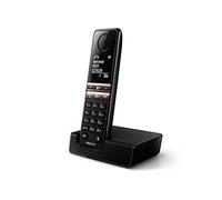 Philips D4702B/34 Teléfono Inalámbrico Duo Negro