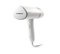 Philips défroisseur à main 3000, 20 g/min, 1000W, pliable et léger, Blanc | Prêt en 30 secondes, réservoir amovible 120ml, plaque chauffante métallique, pochette incluse, léger 660g (STH3020/10)