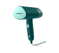 Philips défroisseur à main 3000, 20 g/min, 1000W, pliable et léger, Vert | Prêt en 30 secondes, réservoir amovible 120ml, plaque chauffante métallique, pochette incluse, léger 660g (STH3020/70)