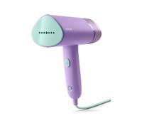 Philips Défroisseur à Main 3000 Séries - Steamer 1000W, Vapeur 20g/min, Réservoir 100ml amovible, prêt en 30sec, Plaque en Plastique, Pochette de rangement incluse, Léger 630g, Violet (STH3010/30)