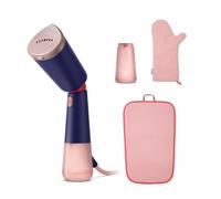 Philips Défroisseur à Main 5000 Séries - Puissance 1400 W, vapeur continue, deux réservoirs d'eau, réglages Eco et Max, tête réglable, semelle en métal, accessoires, bleu marine (STH5030/20)