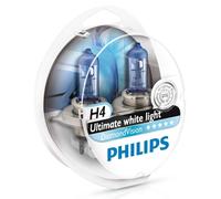 Philips Diamant Blanc 5000K 9003 H4 60/55W Deux Ampoule Tête Léger Remplacement