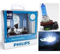 Philips Diamant Blanc 5000K H8 35W Deux Ampoules Fog Léger Rechange Mise Lampe