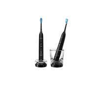 Philips DiamondClean 9000 HX9914/54 : Brosse à dents électrique à ultrasons, 5 modes, capteur de pression, Bluetooth, 2 poignées, 2 têtes, Li-Ion, chargeur.