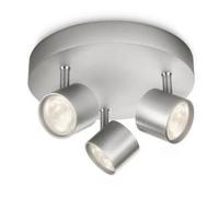 Philips Dimmable Led Spot Plafond/Mur Star 3 X aluminium
