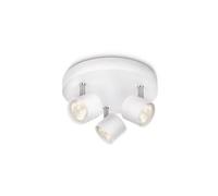 Philips Dimmable Led Spot Plafond/Mur Star 3 X Blanc