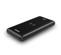 Philips DLP1011Q/00 Batterie Externe - Power Bank - 10000mAh - QI - 2 Ports USB - Alimentation - Noir